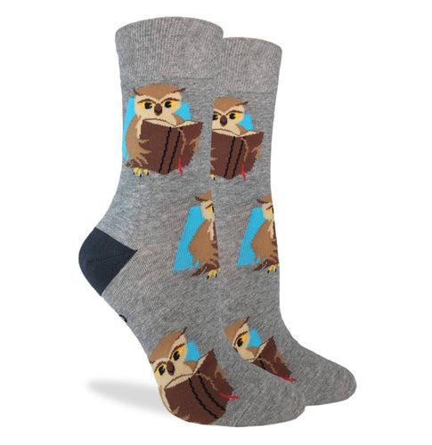 Men’s Reading Owl Crew Socks