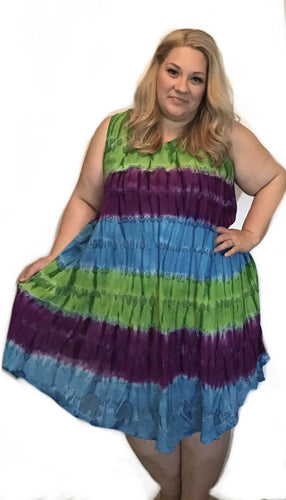 Tie dye Maxi dress