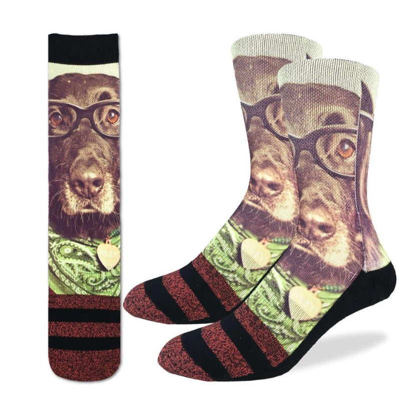 Men’s Hipster Dog Active Fit Socks