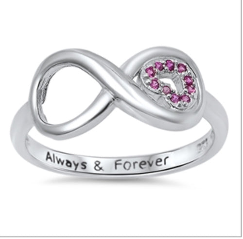 Always and Forever Infinity Ring