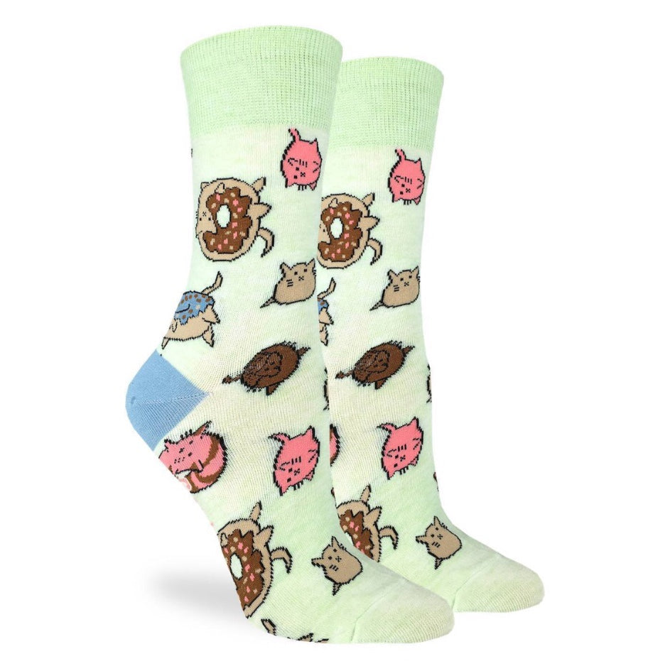 Women’s Cat Donut Fun Sock