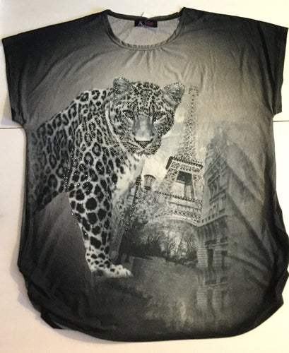 Leopard/ Eiffel Tower