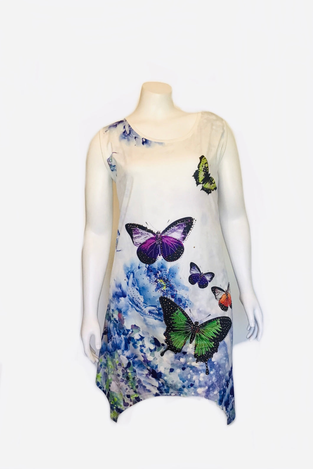 Tunic Butterfly sequins dress