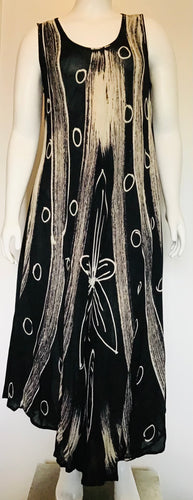 Abstract print Maxi dress.