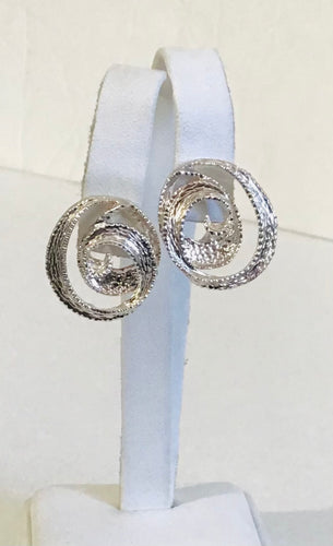 Sterling Silver swirl Earrings