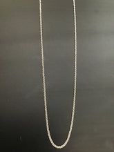925 silver Fine Anchor chain 1 mm