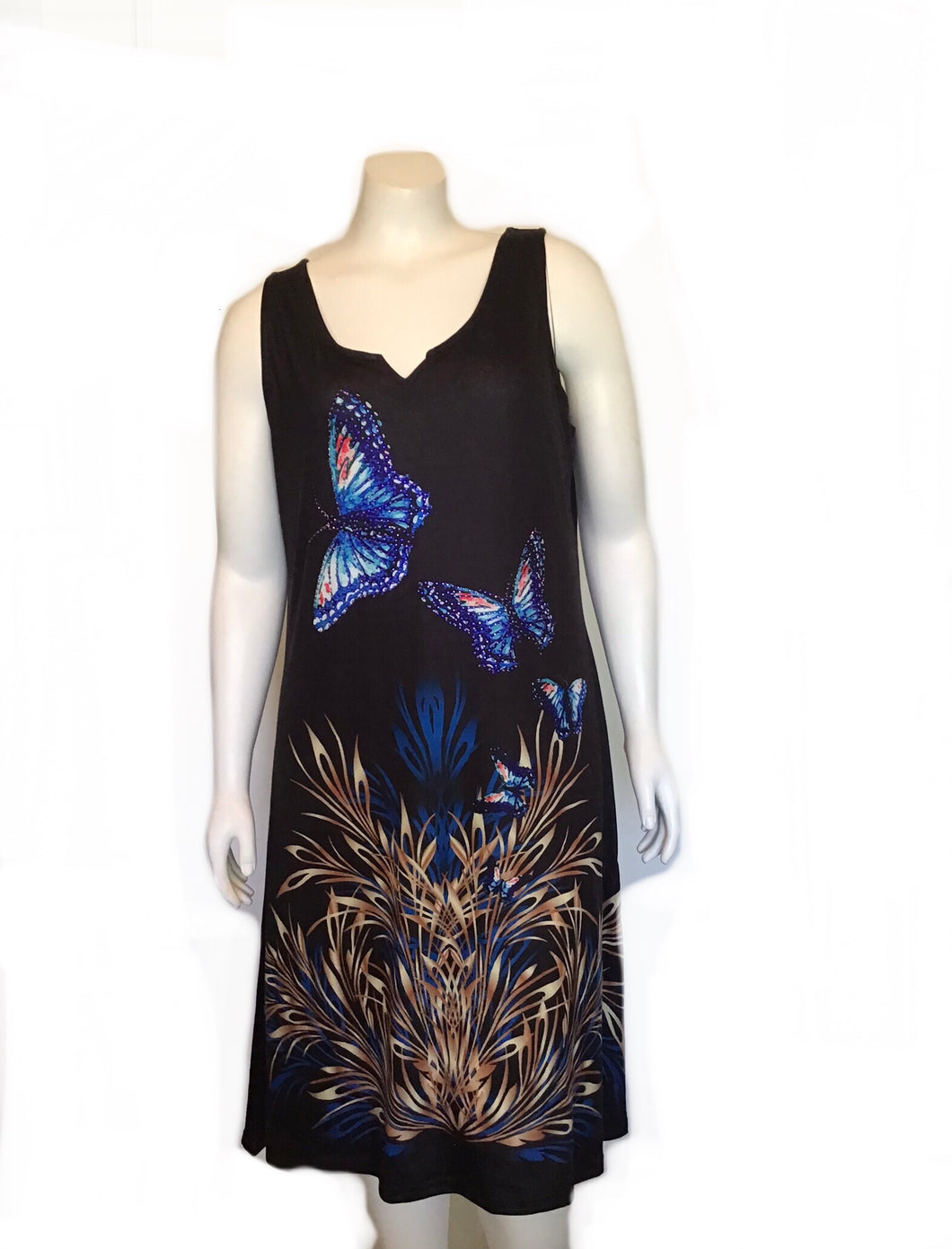 Tunic Butterfly print dress