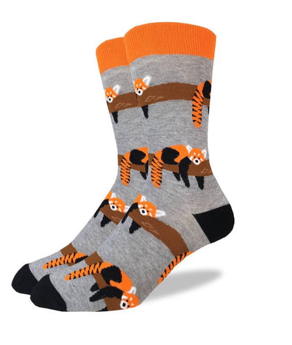 Men’s Red Panda Crew Socks