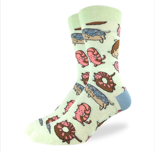 Men’s Donut Cats Fun Sock