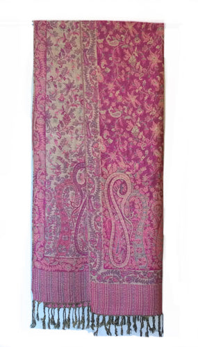 Pashmina paisley print scarf