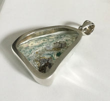 Roman Glass Sterling Silver Pendant