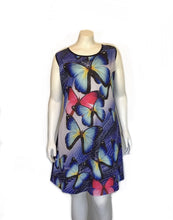 Tunic Butterfly sequins print