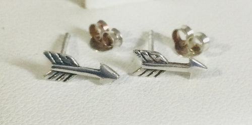 Sterling Silver Arrow stud earrings