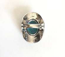Sterling silver Turquoise Roman shield Ring
