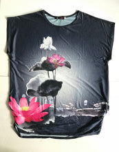 Water Iris and Lily Flower Fun Top