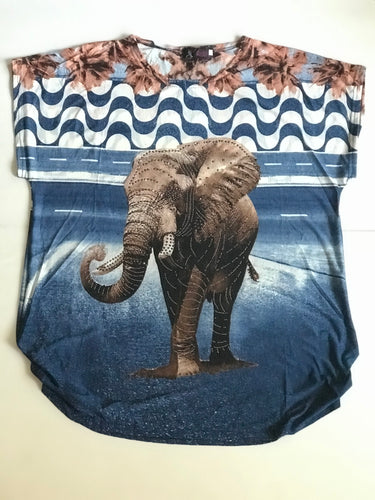 Single Elephant Fun Top