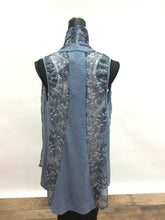 Floral panel vest