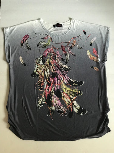 Falling Feathers Fun Top