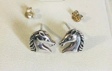Horse Head stud earrings