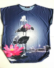 Water Iris and Lily Flower Fun Top