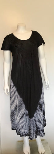 Cap sleeve snake print Umbrella Dress