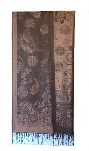 Reversible Pashmina scarf