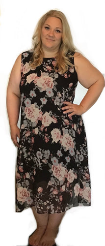 Soft Pink Floral Maxi Dress