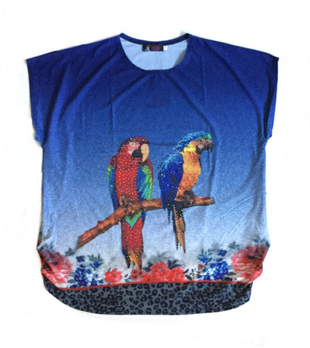Parrots perched FunTop