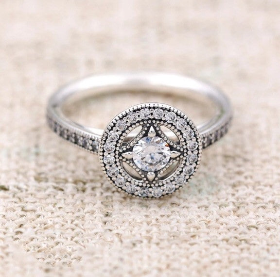 Clear Cubic Zirconia ring