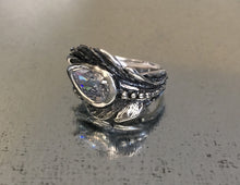 Clear Crystal Fleather Ring