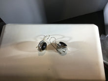 Oval Onyx  Earring