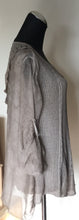Italian knit 3 1/4 length Top