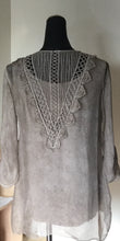 Italian knit 3 1/4 length Top