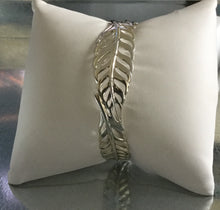 Leaf Sterling Silver Cuff Bracelet