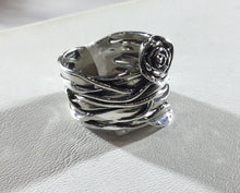 Sterling Silver Rose Knot Ring