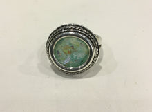 Round Face Roman Glass Ring