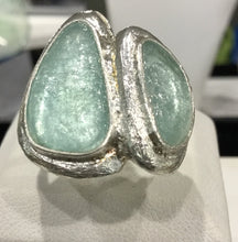 Shaved Patina Roman Glass Ring
