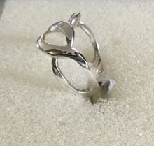 Sterling Silver wide Wave Ring