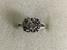 Sterling Silver Square Knot Ring