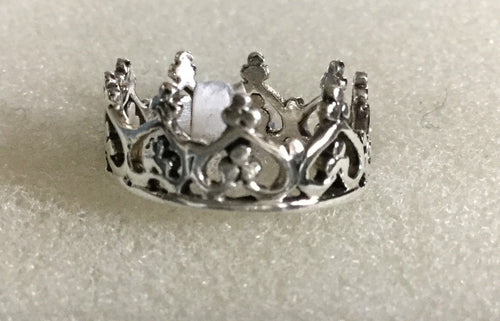 Silver Crown ring