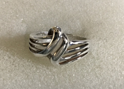 Sterling Silver Wave Ring