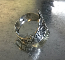Ornate Oxidized Sterling Silver Ring