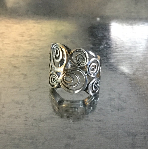 Sterling Silver Swirl Ring