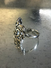 Wide Wave Sterling Silver Ring