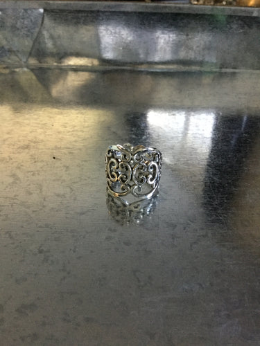 Filigree Sterling Silver Ring