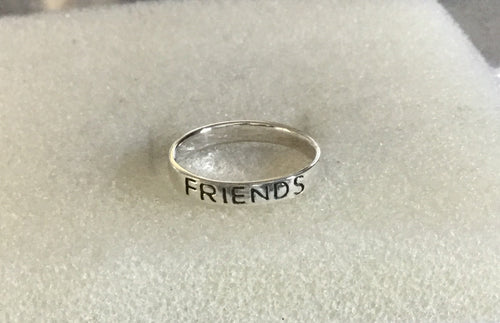Friends Forever Silver Ring
