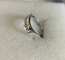 Friends Wave Sterling Silver Ring