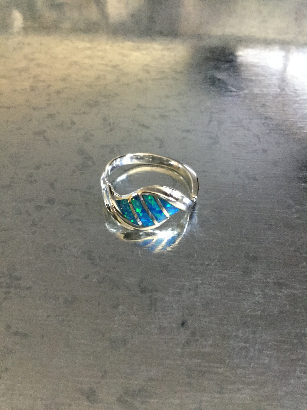 Wave Opal ring