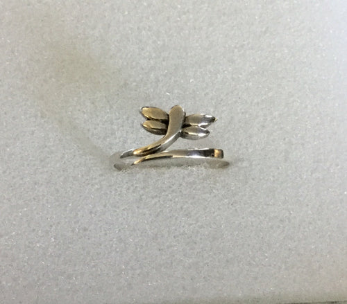 Sterling Silver Dragonfly Ring