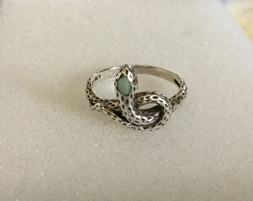 Sterling Silver Cobra Ring